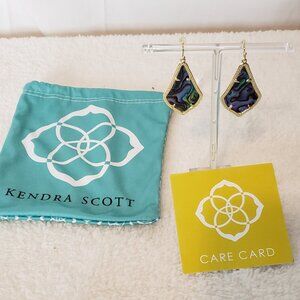 Kendra Scott Alex Gold Plated with Abalone Shell